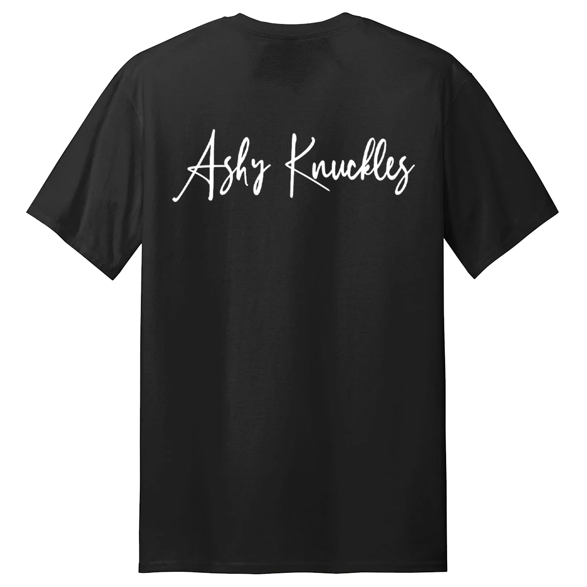 Ashy Knuckles Script Tee (BLACK)